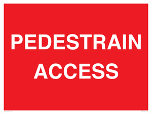 PEDESTRAIN ACCESS